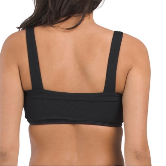 NWT! L*Space Lee Lee Black Bikini Top - Picture 5 of 8